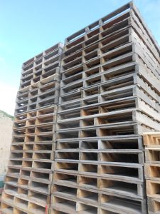 One of our wood pallets in Melbourne